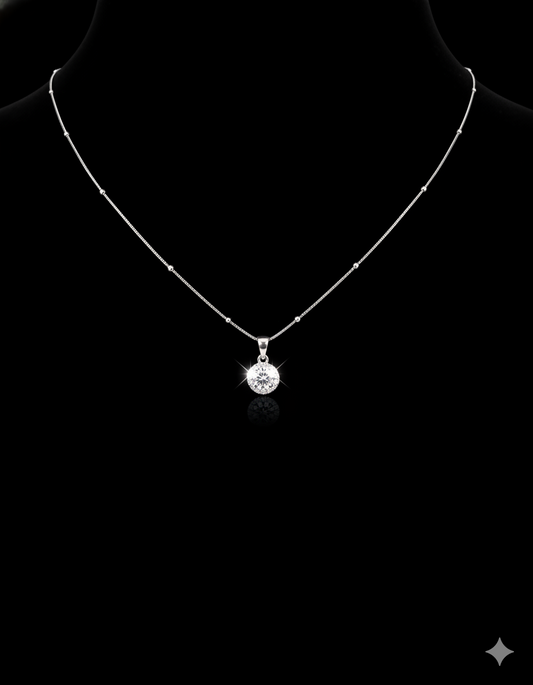 Collier zeenah – Pierre blanche