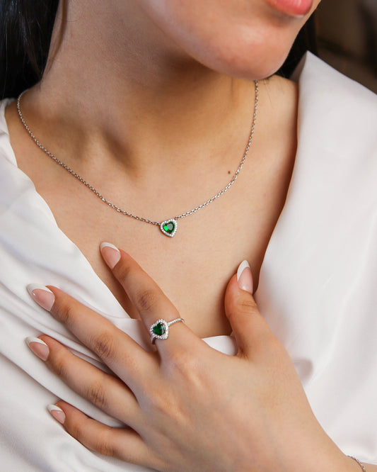 Ensemble Zeenah Cœur d’Émeraude