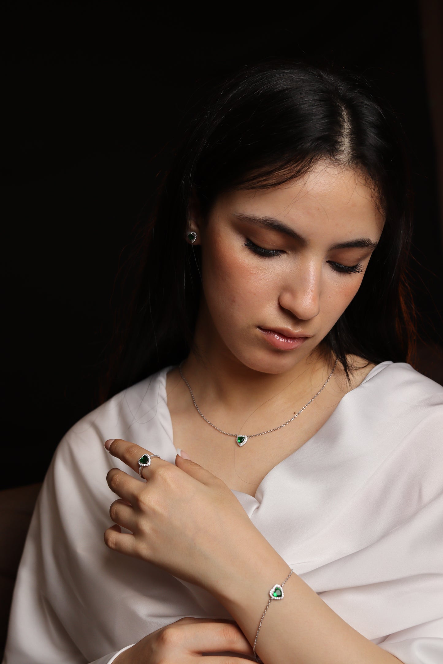 Ensemble Zeenah Cœur d’Émeraude