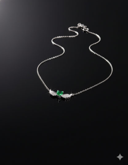 Collier Zeenah Ailes d’Émeraude