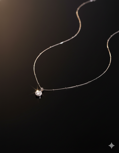 Collier zeenah – Pierre blanche