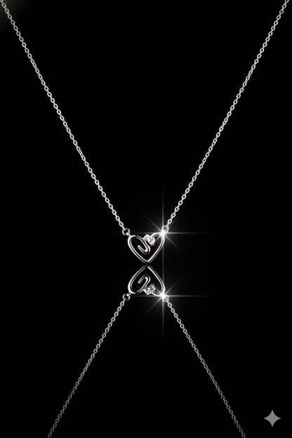 Collier Zeenah Cœur d’Argent Pur