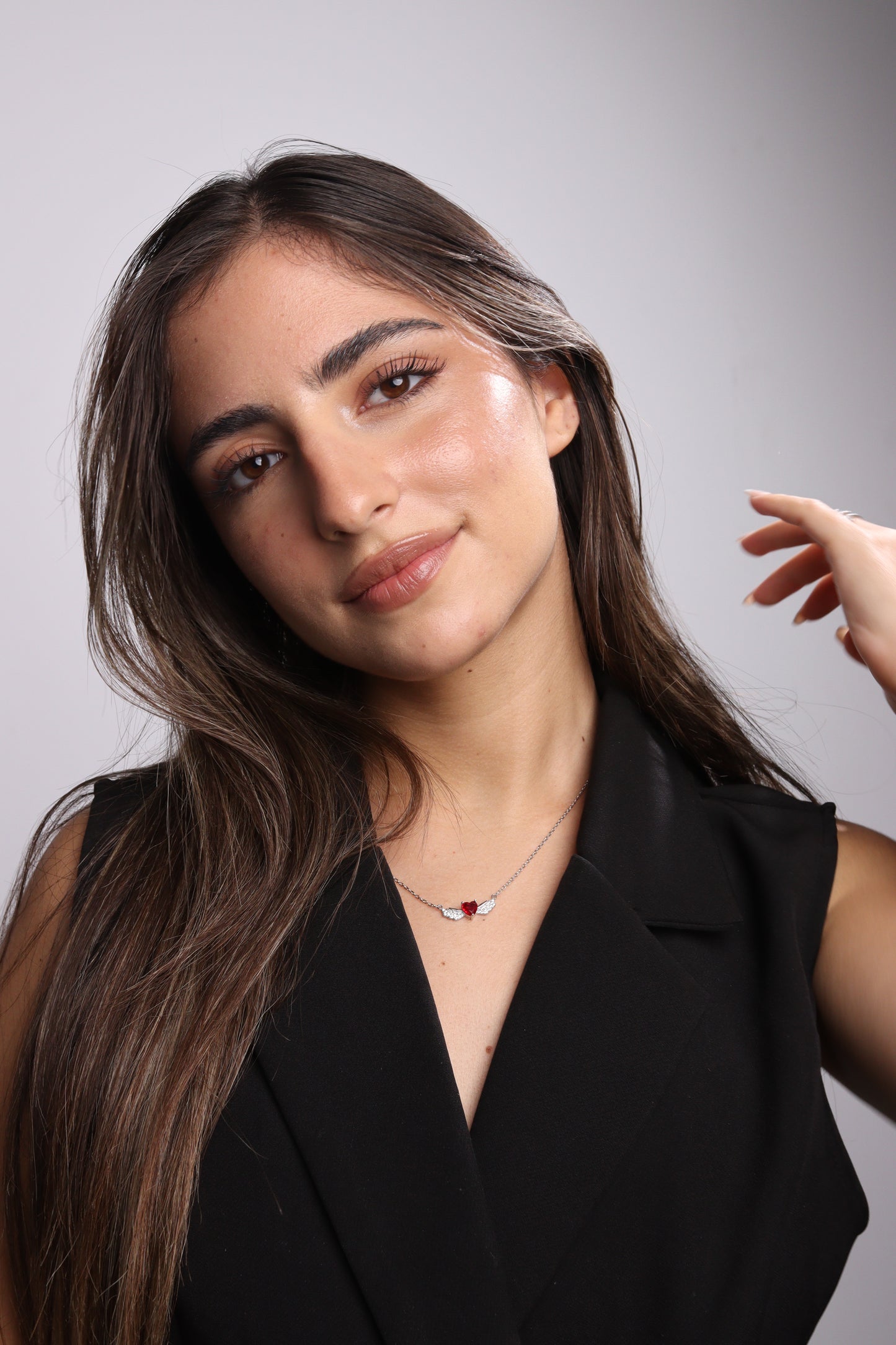 Collier Zeenah “Cœur Ailé d’Éternité”