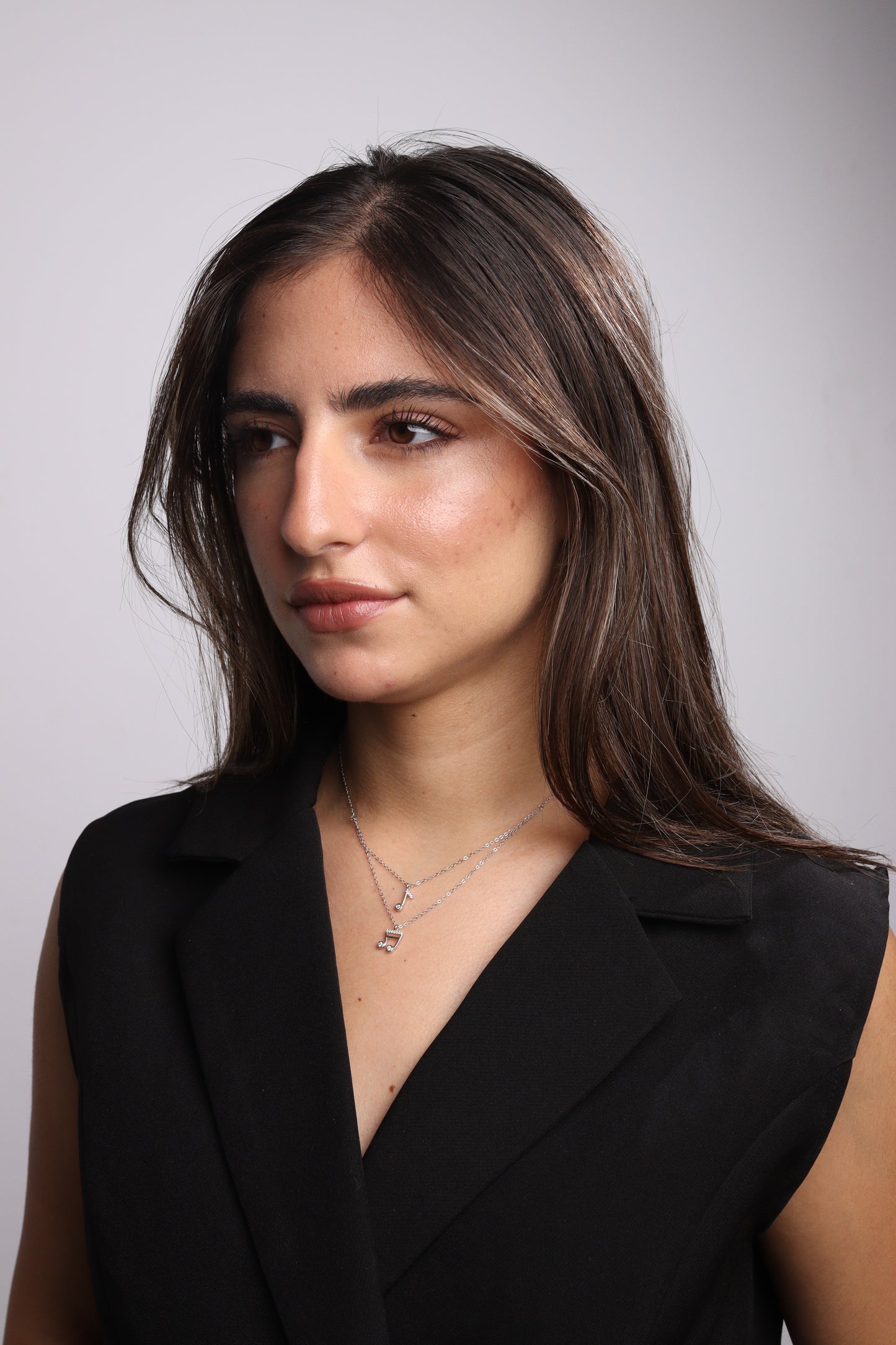 Collier Zeenah Mélodie Argentée