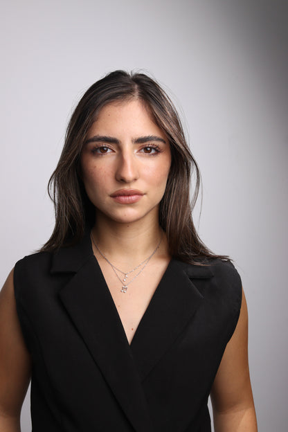 Collier Zeenah Mélodie Argentée