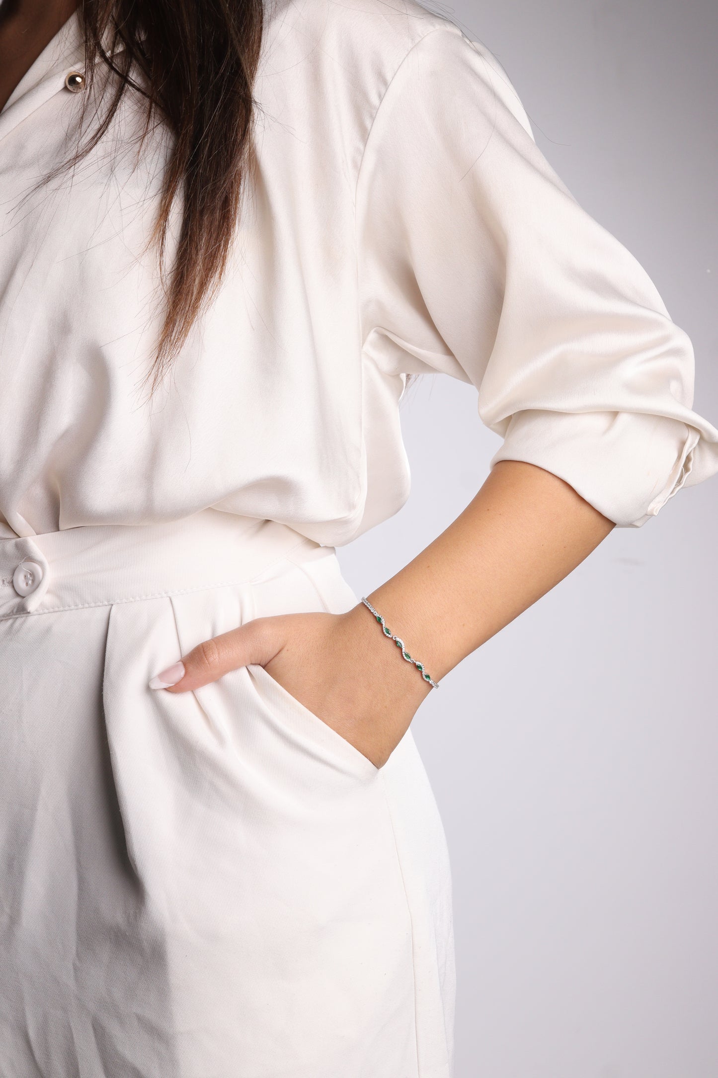 Ensemble Zeenah Émeraude de Soie