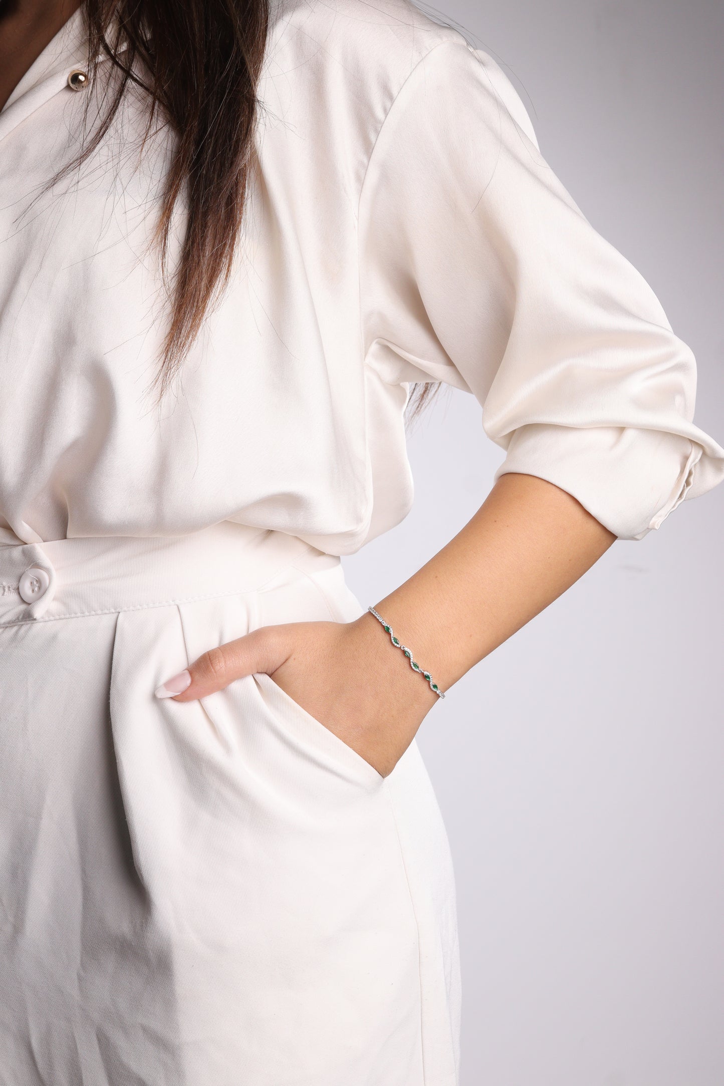 Ensemble Zeenah Émeraude de Soie