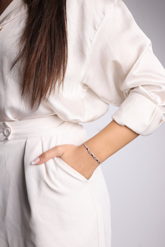 Bracelet Zeenah Bleu Céleste