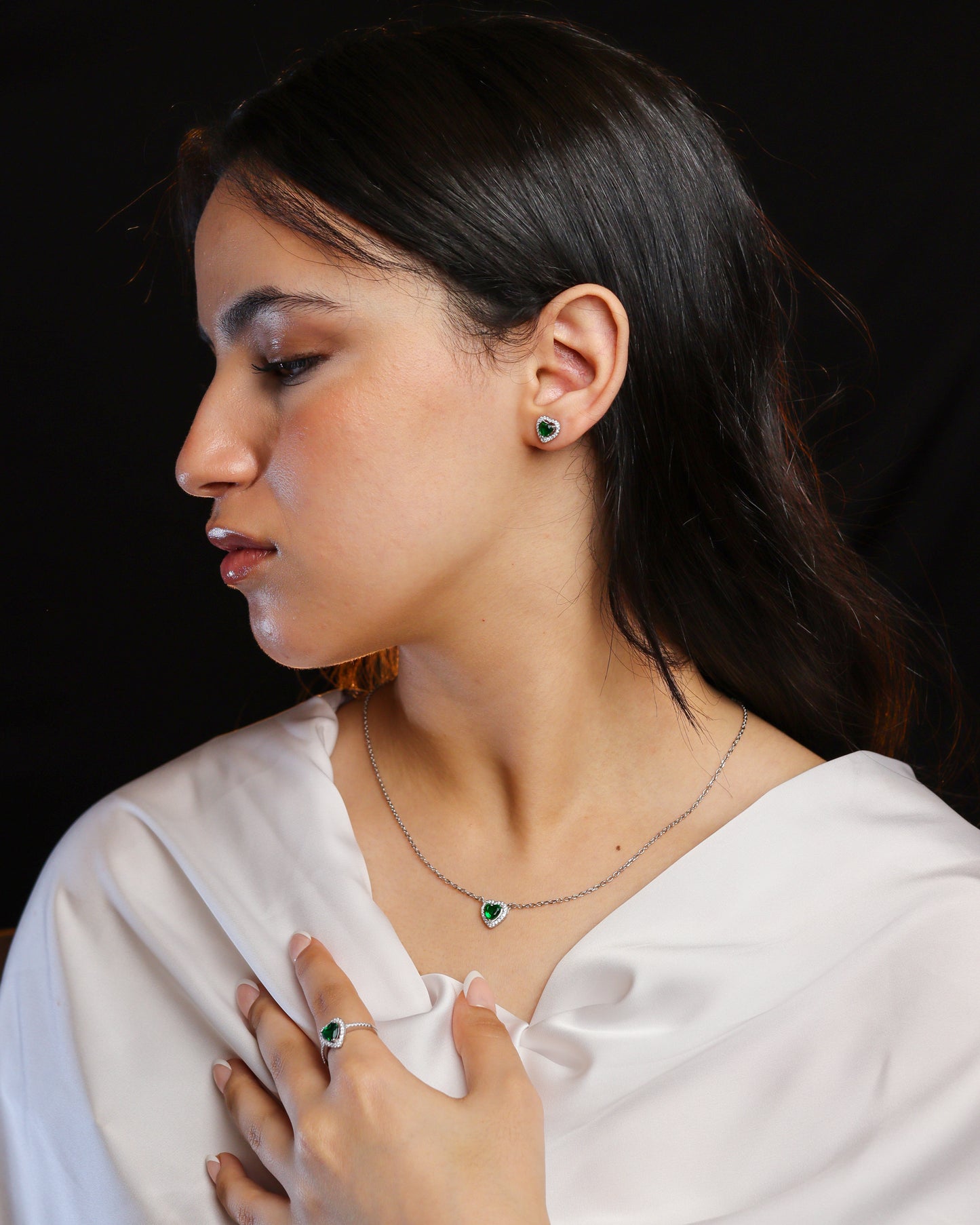 Ensemble Zeenah Cœur d’Émeraude