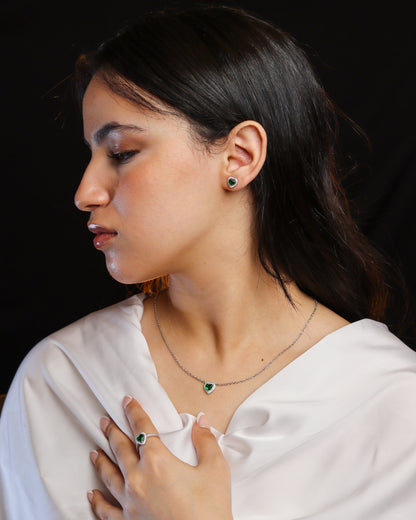 Ensemble Zeenah Cœur d’Émeraude