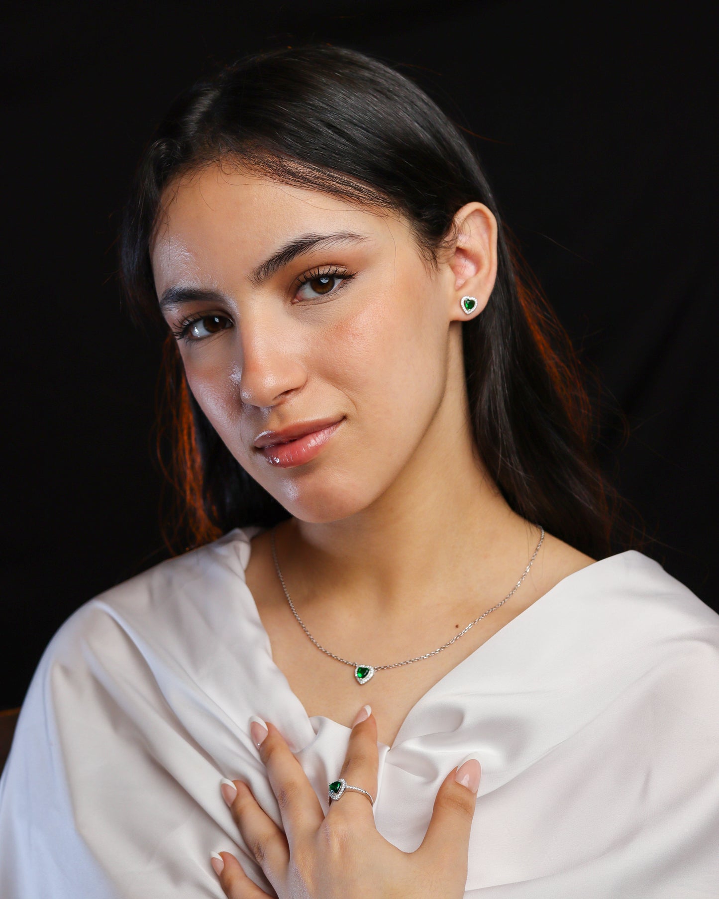 Ensemble Zeenah Cœur d’Émeraude