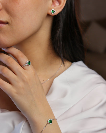 Ensemble Zeenah Cœur d’Émeraude