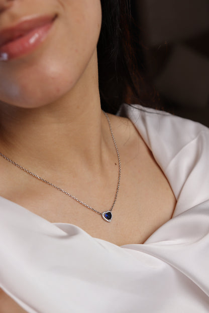 Ensemble Zeenah Cœur Saphir