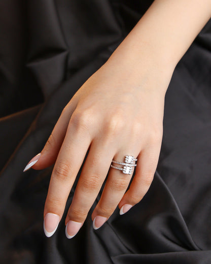 Bague Zeenah Éclat Jumelle