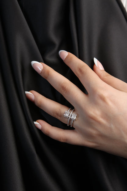 Bague Zeenah Éclat Jumelle